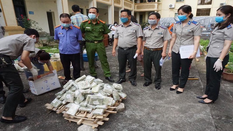 Nam Định: Tiêu hủy số lượng lớn ma túy, và tài sản, tang vật trong các vụ án hình sự