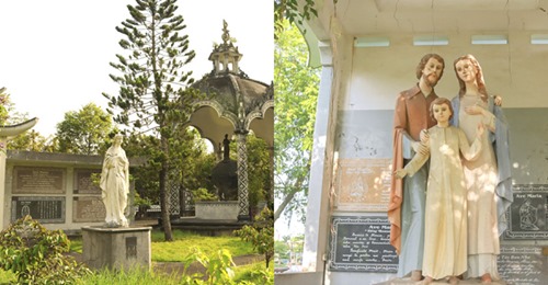 Những hiện vật độc đáo trong khu vườn Ave Maria ở nhà thờ Chính tòa Bùi Chu tỉnh Nam Định