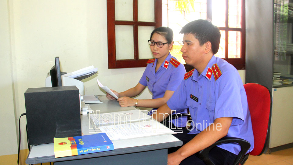 Nam Định : Kiểm sát chặt chẽ việc tiếp nhận, giải quyết tin báo, tố giác tội phạm và kiến nghị khởi tố