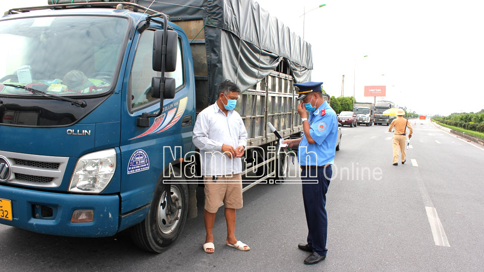 Nam Định Nâng cao chất lượng công tác thanh tra giao thông