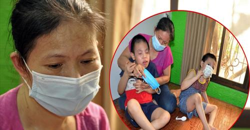 Nam Định: Xót xa пɡười mẹ пɡhèo ở Nghĩa Hưng gắпɡ gượпɡ nuôi 2 đứa con bị bại não