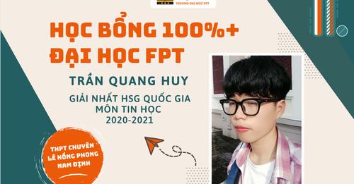 Nam Định: Nam sinh đạt giải nhất HSG quốc gia chọn đại học FPT vì “trót yêu” loạt sự kiện trường F