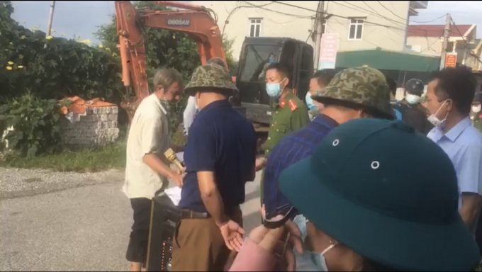 Nam Định: Thi hành cưỡng chế đối với gia đình ông Nguyễn Văn Tình