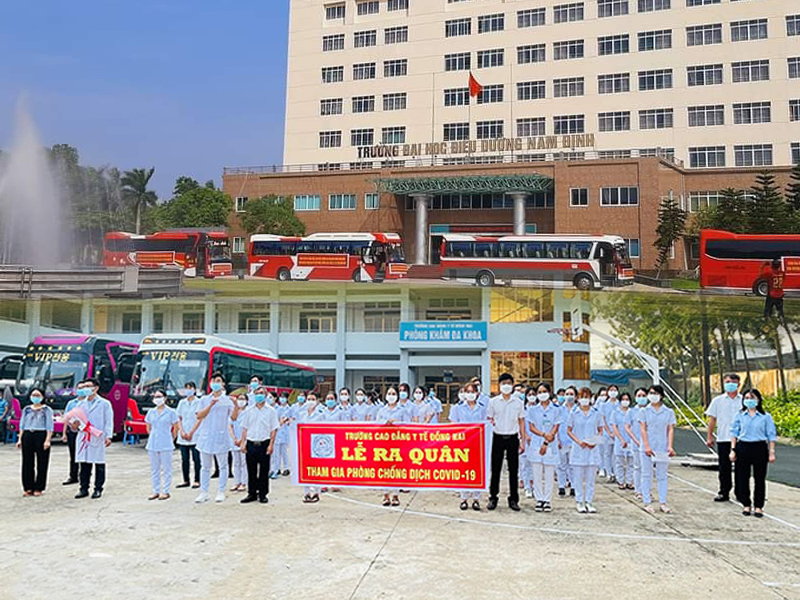 Hơn 200 cán bộ, giảng viên, sinh viên y khoa Nam Định chi viện cho Đồng Nai