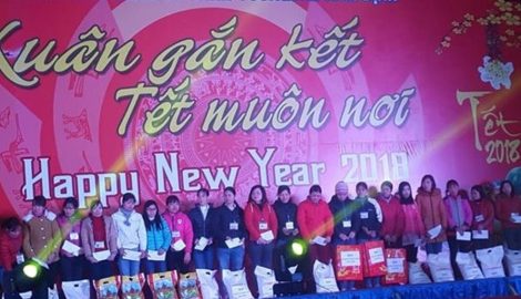 Nam Định: Nhiều công đoàn cơ sở Cty tổ chức Tết Sum vầy cho người lao động