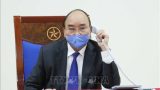 Thủ tướng Nguyễn Xuân Phúc điện đàm với Thủ tướng Trung Quốc Lý Khắc Cường