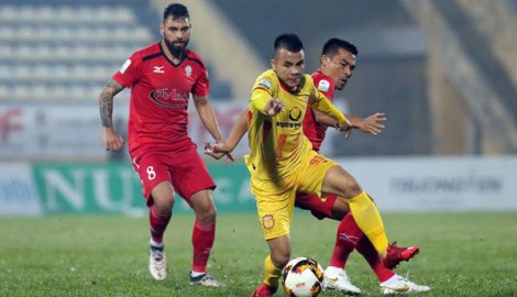 Tân binh Nam Định chới với ở sân chơi V-League