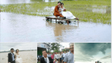 Bộ ảnh cưới chụp trên nóc nhà và những Đám cưới ’em gái mưa’ trong đợt lũ lịch sử Bộ ảnh cưới chụp trên nóc nhà và những Đám cưới ’em gái mưa’ trong đợt lũ lịch sử