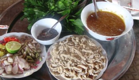 Gỏi nhệch Giao Thủy Nam Định