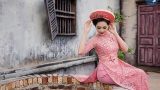 Nam Định: Ấn tượng hotgirl phẫu thuật thẩm mỹ trong bộ sưu tập áo dài cưới