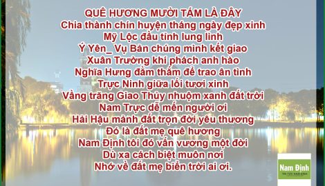 [Thơ] Nam Định Quê Tôi