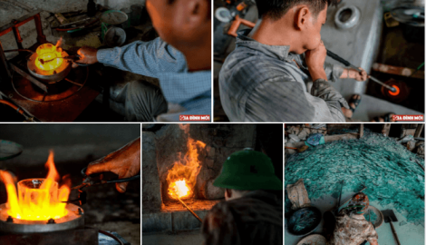 Thủy tinh Xối Trì, nơi sinh ra những chiếc cốc uống bia huyền thoại