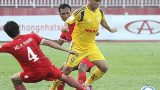 Nam Định ăn mừng chiến thắng đầu tiên ở giải hạng nhất