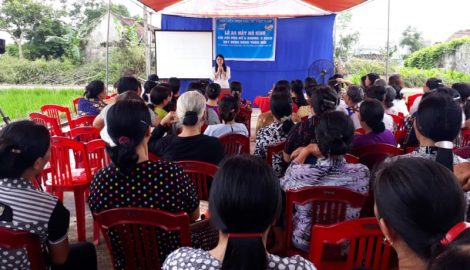 “Chi hội phụ nữ 5 không, 3 sạch” xây dựng nông thôn mới ở Quần Phương