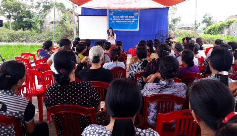 “Chi hội phụ nữ 5 không, 3 sạch” xây dựng nông thôn mới ở Quần Phương