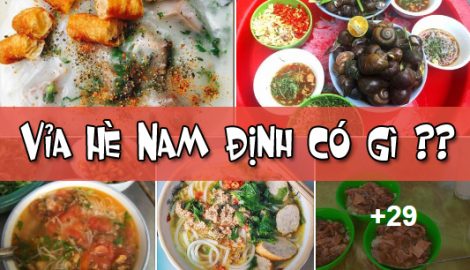 Những Món Ăn Vặt Vỉa Hè Ngon Rẻ Không Thể Bỏ Qua ở Nam Định