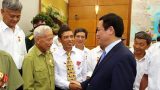 Phó Thủ tướng Vương Đình Huệ tiếp đại biểu người có công tỉnh Nam Định