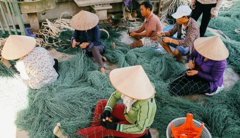 Chùm ảnh: Làng Chài xã Hải Triều huyện Hải Hậu