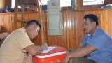 Nam Định: Nửa đêm mật phục bắt 4 tàu khai thác cát trái phép trên sông Hồng