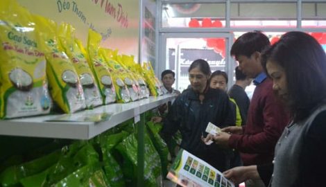 Gạo sạch Nam Định đến tay người tiêu dùng Hà Nội