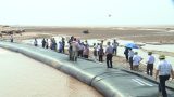 Triển khai hệ thống đê mềm chống lũ tại tỉnh Nam Định