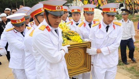 Trần Lập về nơi an nghỉ