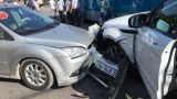 Nam Định: Tai nạn liên hoàn, giao thông ùn tắc