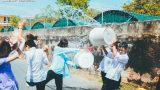 Đại chiến bóng nước” chống lại lũ bạn cùng khối 12 THPT GIAO THỦY B Trong ngày cuối cấp 2018