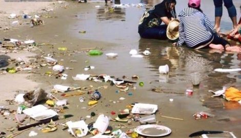 Quất Lâm ngập rác “Việc này là quá tầm của Ban Quản lý”