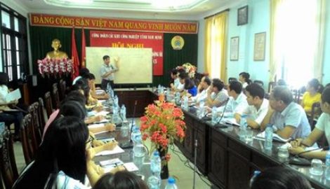 CĐ các KCN tỉnh Nam Định: Tăng cường kỹ năng giải quyết tranh chấp lao động tập thể
