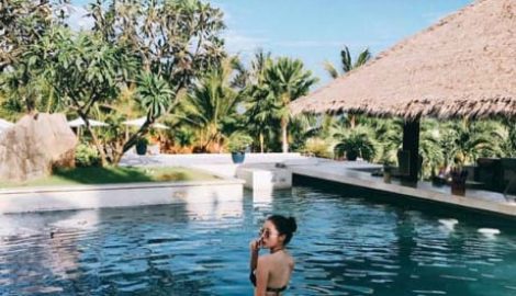 Hoa hậu Kỳ Duyên gây chú ý khi mặc bikini khoe dáng chuẩn