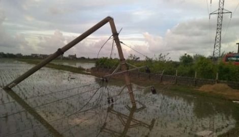 Cột điện đổ ở Trực Ninh (Nam Định): Chưa thấy ai chịu trách nhiệm