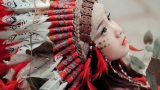 Nam Định: Chùm ảnh nữ thổ dân phiên bản nhí tạo sức hút lớn