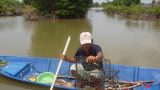 Câu cua ở Vườn Quốc gia Xuân Thủy