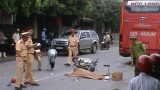 Nam Định: Một phụ nữ chết thảm dưới bánh xe khách