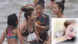 Hot girl Nam Định nổi bật nhất trong hàng ngàn người ở bãi biển Sầm Sơn