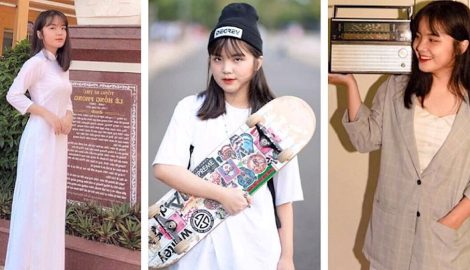 Nữ sinh 10x Nam Định xinh đẹp hát rap cực đỉnh