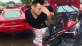Ca sĩ Tuấn Hưng nói về thiệt hại khi sửa chữa siêu xe 16 tỷ gặp tai nạn nát đầu
