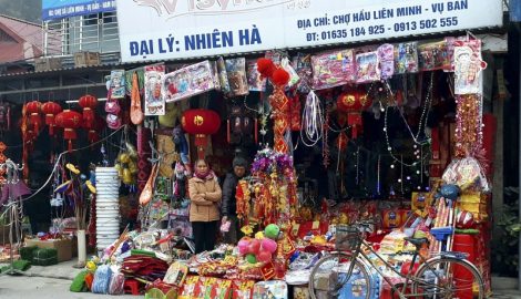 Vụ Bản: Chợ quê những ngày giáp Tết