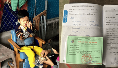 Nam Trực: Xót xa trước hoàn cảnh đáng thương của bé trai nhiễm trùng máu, hoại tử