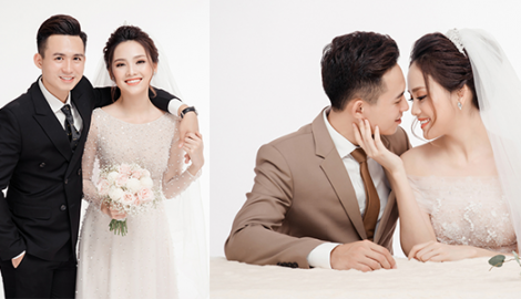 Ảnh cưới ngọt ngào của top 10 Hoa Hậu Việt Nam và hot boy Nam Định