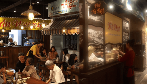 Phở Tư Đạt nổi tiếng Nam Định trong quán ăn đường phố của đại gia Việt