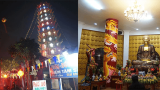 Bảo tháp Hòa Bình chùa Tiên Hương huyện Vụ Bản tỉnh Nam Định Bảo tháp Hòa Bình chùa Tiên Hương huyện Vụ Bản tỉnh Nam Định