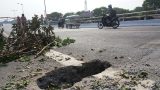 Làm rõ nguyên nhân cầu Tân Phong sụt lún thành hố sâu