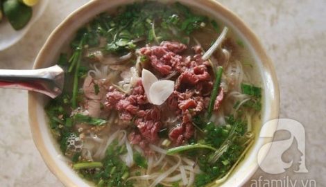 Cách làm phở bò Nam Định thơm ngon, hấp dẫn nhất tại nhà