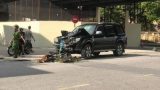 Video  Ford Everest kéo lê xe máy trên đường Nam Định khiến 2 người tử vong tại chỗ