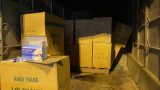 Cảnh sát 141 Hà Nội bắt giữ hơn 30.000 chiếc khẩu trang không rõ nguồn gốc