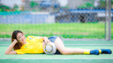 Hot girl Nam Định nóng bỏng bên sân cỏ hưởng ứng World Cup 2018