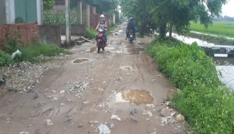 Trực Chính – Trực Ninh: Ngán ngẩm mỗi khi đi qua ‘con đường đau khổ