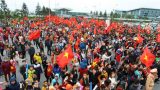 Trực tiếp: Chuyên cơ chở U23 VN sắp hạ cánh, người hâm mộ quê nhà đợi từng giây